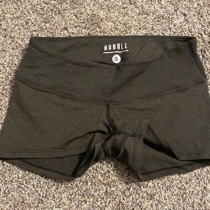 Heathered black NoBull shorts